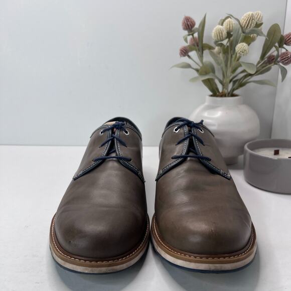 Pikolinos Berna Oxford Leather Lace-Up Brown Shoes Round Toe Men's 12.5/EU 46 - Picture 2 of 11